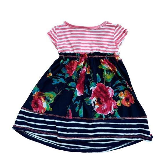 Vintage Pink Vanilla Toddler Girl Dress floral Lace 2T USA - Picture 3 of 6